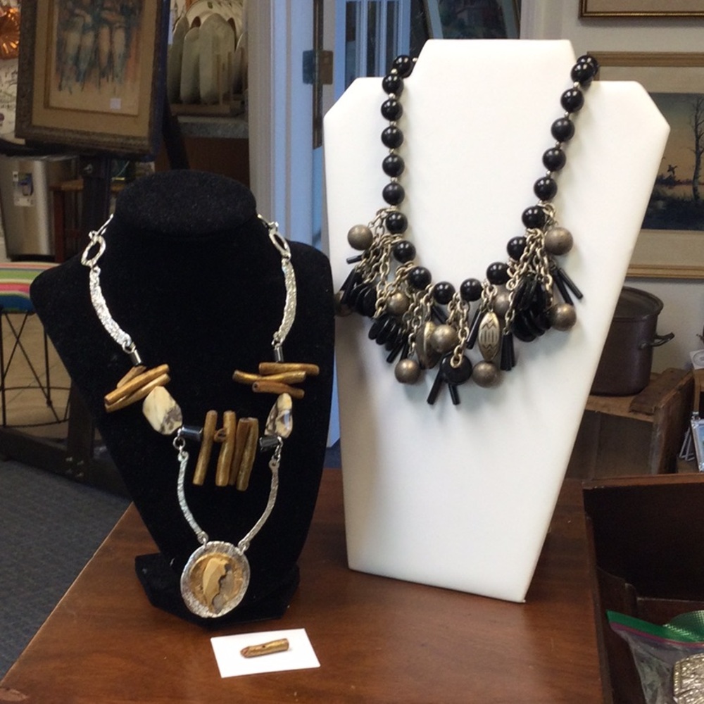 Necklaces - metal, stone - wear or personalize - SALE